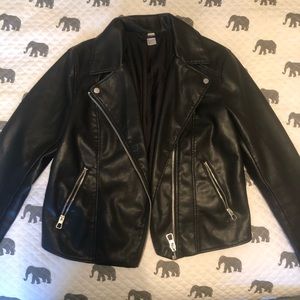 H&M | Faux Leather Moto Jacket